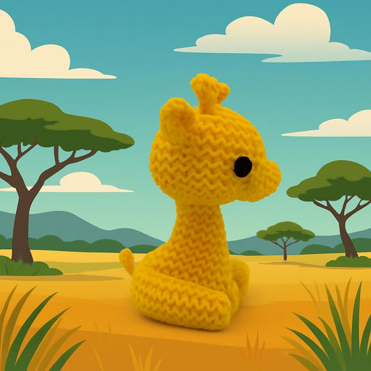 Knitted-Style Giraffe