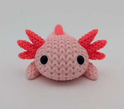 Knitted-Style Axolotl