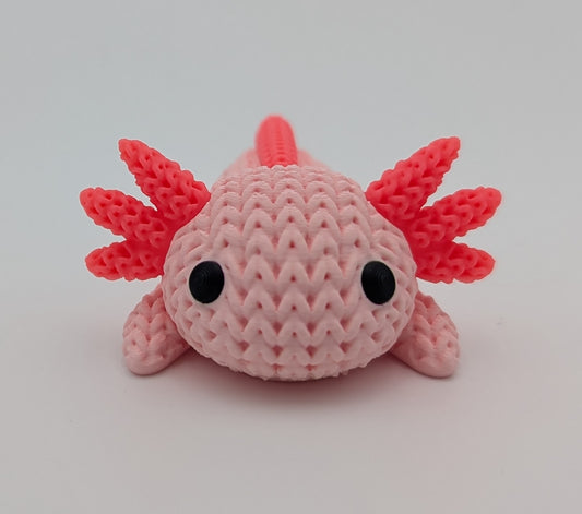 Knitted-Style Axolotl
