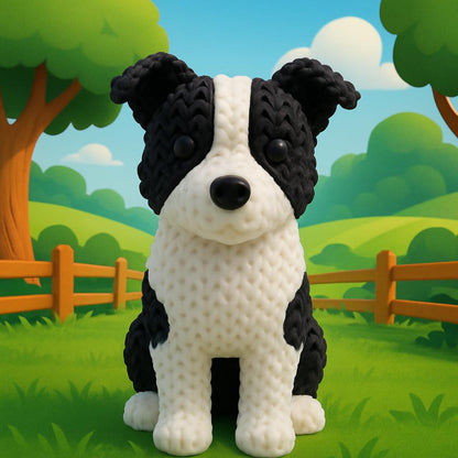 Knitted-Style Border Collie