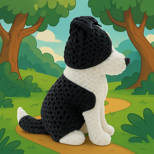 Knitted-Style Border Collie