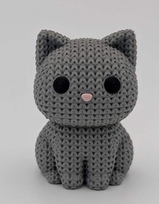 Knitted-Style Cat