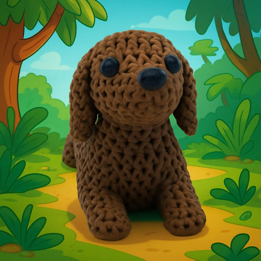 Knitted-Style Dachshund