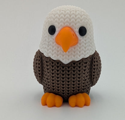 Knitted-Style Bald Eagle