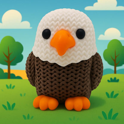 Knitted-Style Bald Eagle