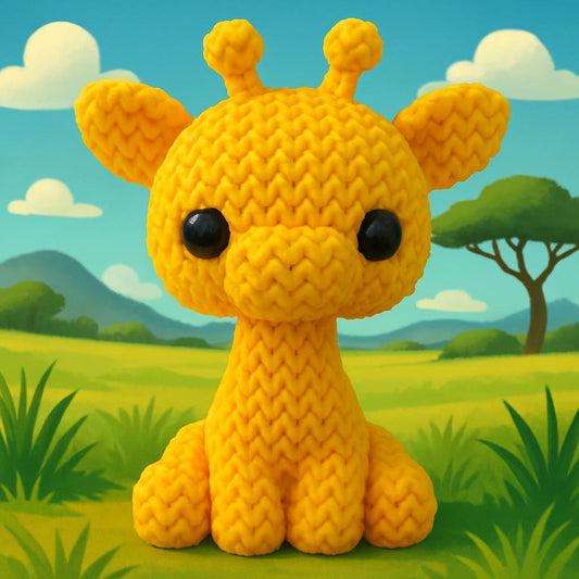Knitted-Style Giraffe