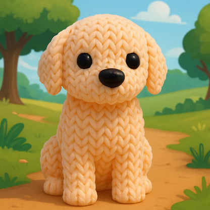 Knitted-Style Golden Retriever