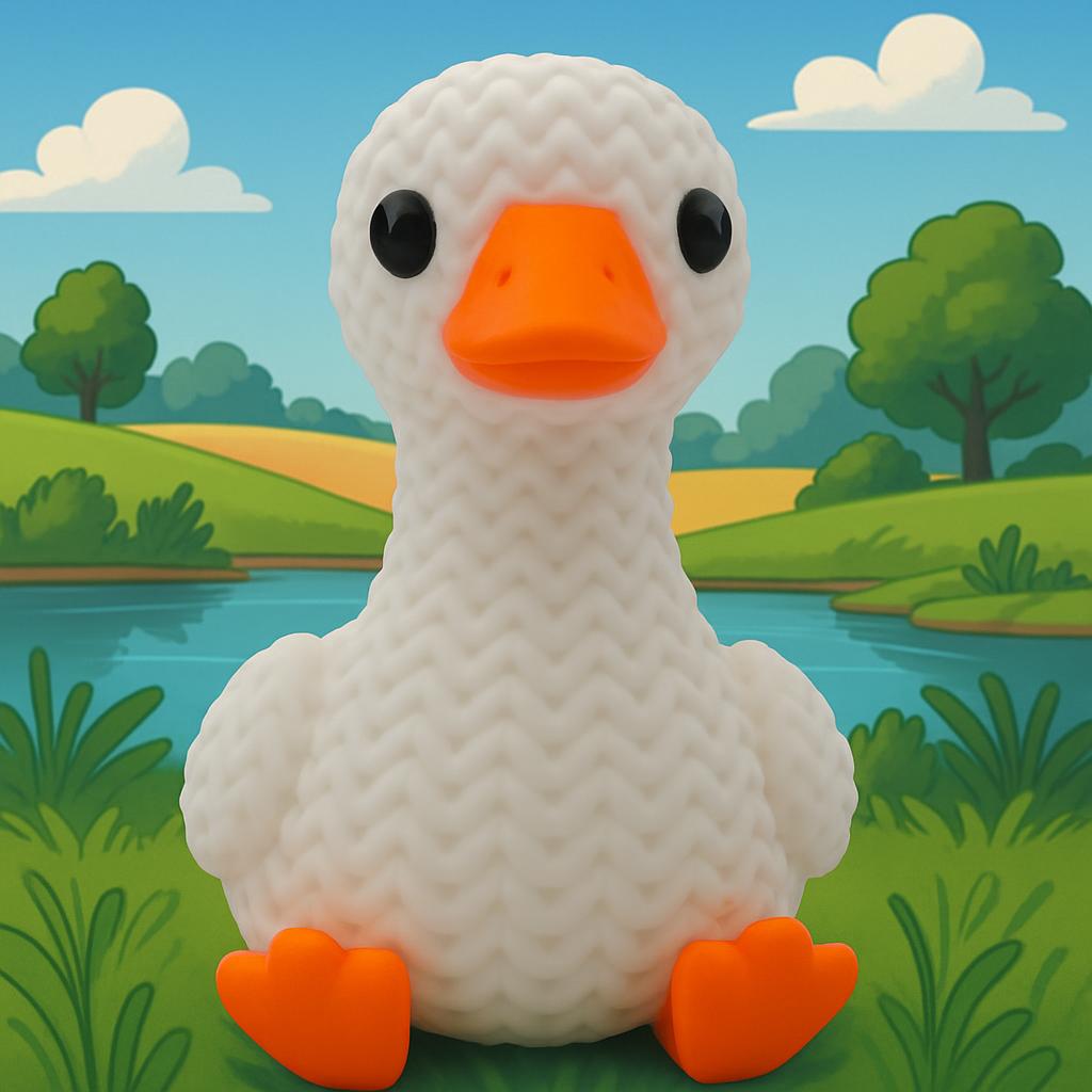 Knitted-Style Goose
