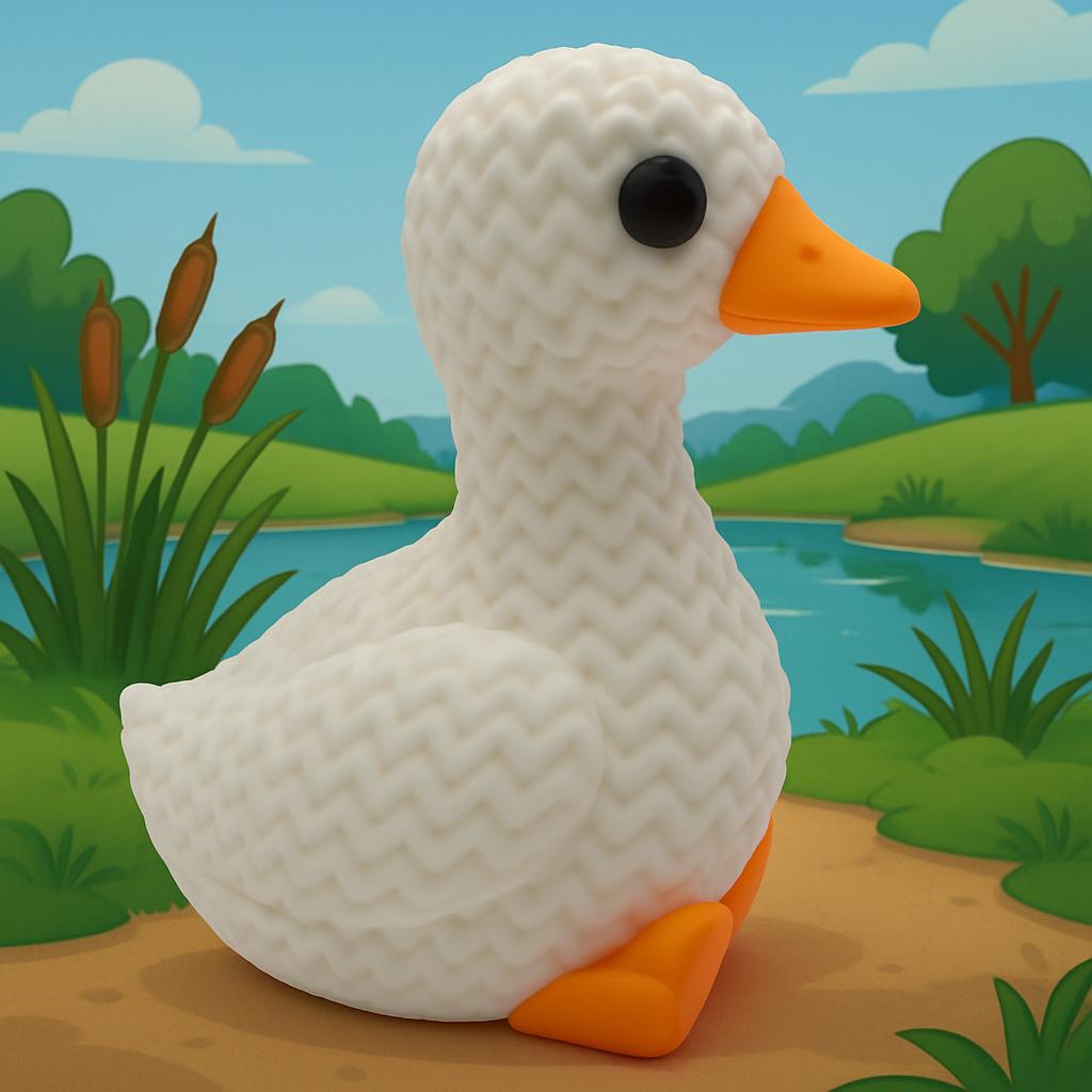 Knitted-Style Goose