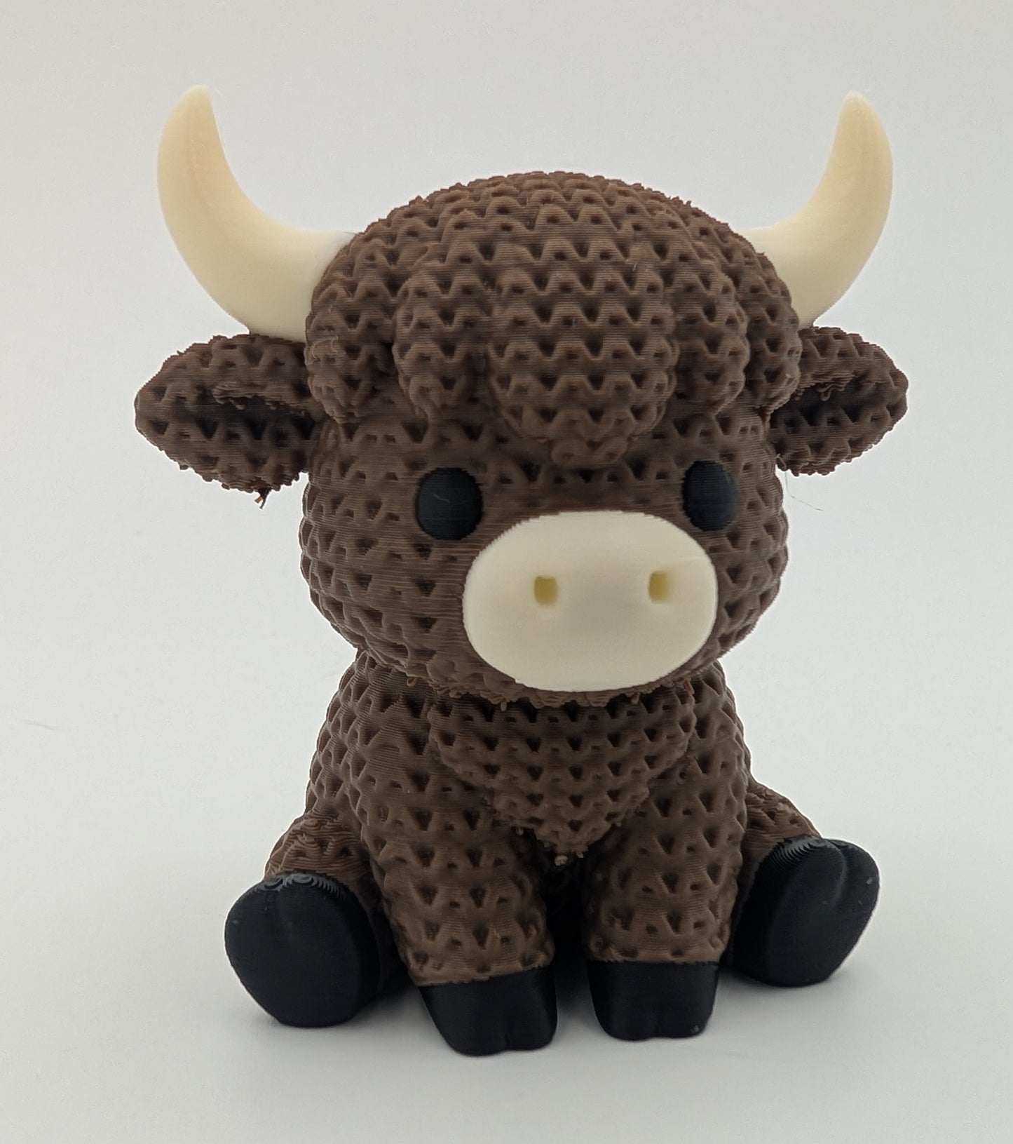 Knitted-Style Highland Cow