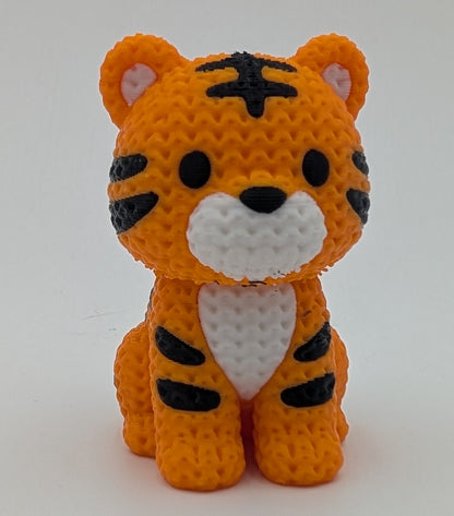 Knitted-Style Tiger