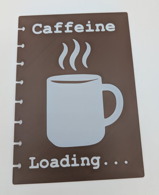 Caffeine Loading A5 Discbound Notebook