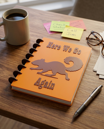 Here We Go Again A5 Discbound Notebook