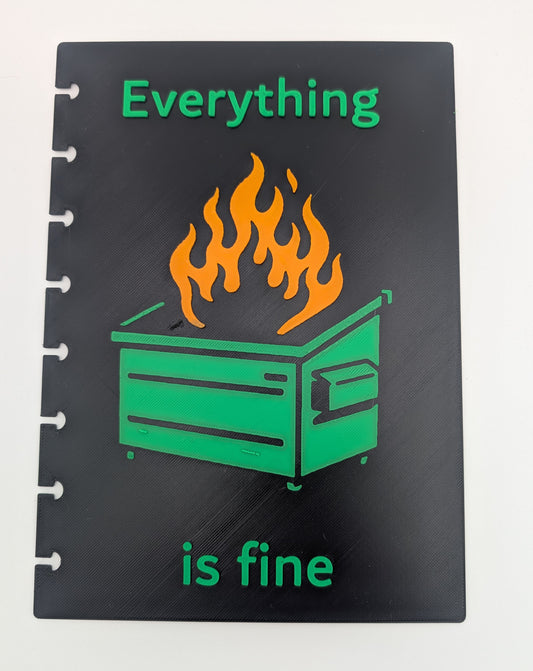 Everything Is Fine A5 Discbound Notebook