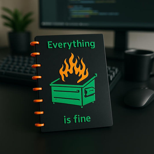 Everything Is Fine A5 Discbound Notebook